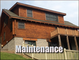 Jenkins, Kentucky Log Home Maintenance
